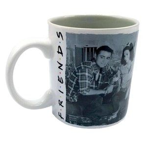 2/$15 Friends TV Show Construction Scene Mug 20oz Group Photo Silver Buffalo